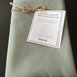 H&M Soft Green Shower Curtain